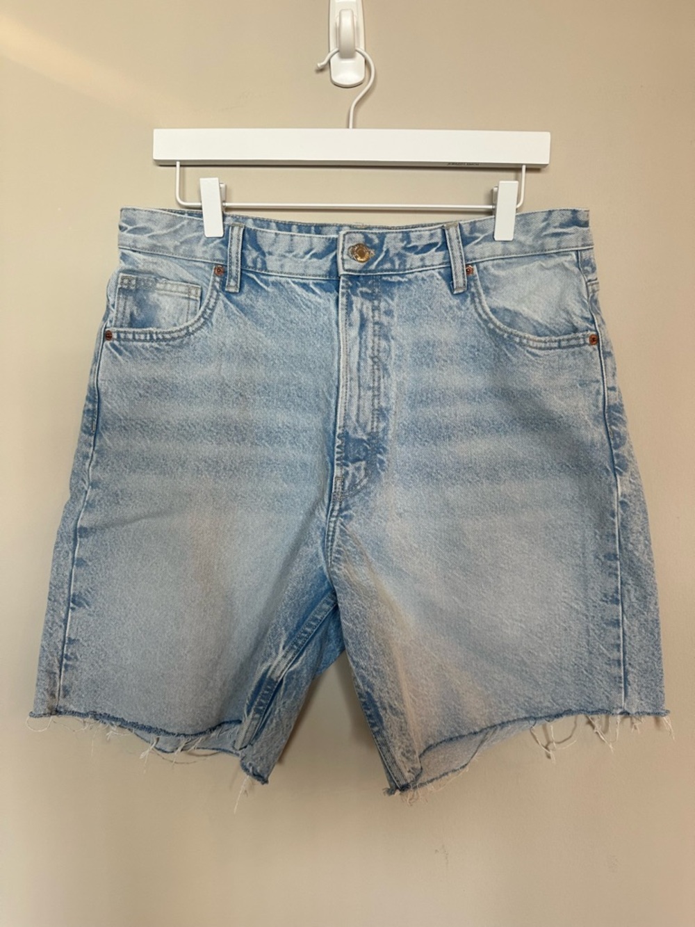 Bershka Light Blue Denim Jean Shorts